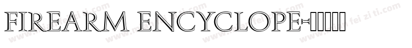 Firearm Encyclope字体转换